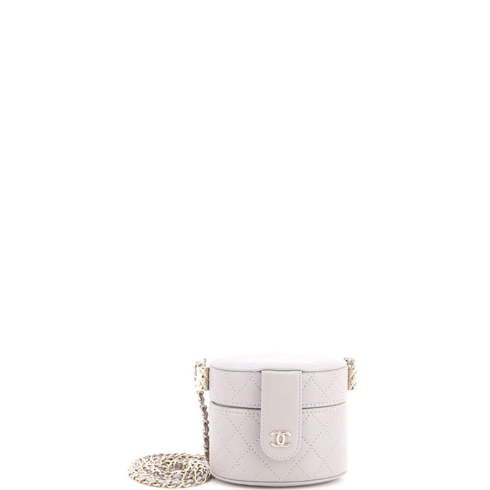 Chanel Mini CC Allure Vanity Case with Chain Quilted Lambskin